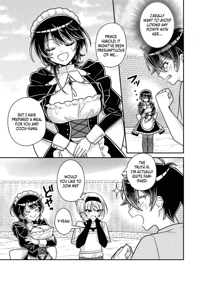 Munou no Akudou Ouji wa Ikinokoritai: Ren'ai RPG no Akuyaku Mob ni Tensei Shita kedo, Gensaku Mushi Shite Saikyou o Mezasu Chapter 17.1 page 11