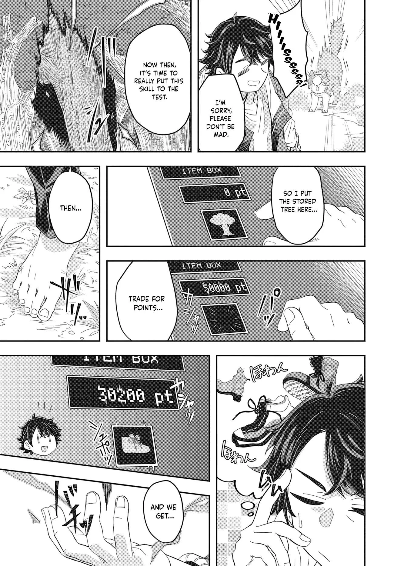 Muteki Shounin no Isekai Nariagari Monogatari ~Gendai no Seihin o Jizai ni Toriyoseru Sukiru ga Aru Node Isekai de wa Rakushoudesu~ Chapter 1 page 23