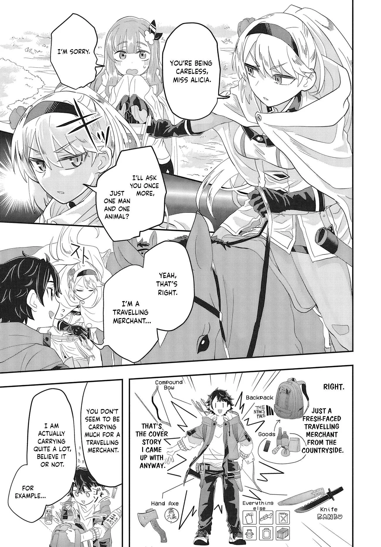Muteki Shounin no Isekai Nariagari Monogatari ~Gendai no Seihin o Jizai ni Toriyoseru Sukiru ga Aru Node Isekai de wa Rakushoudesu~ Chapter 1 page 43