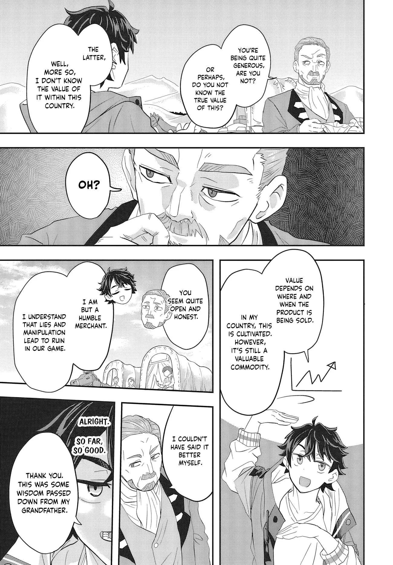 Muteki Shounin no Isekai Nariagari Monogatari ~Gendai no Seihin o Jizai ni Toriyoseru Sukiru ga Aru Node Isekai de wa Rakushoudesu~ Chapter 1 page 51