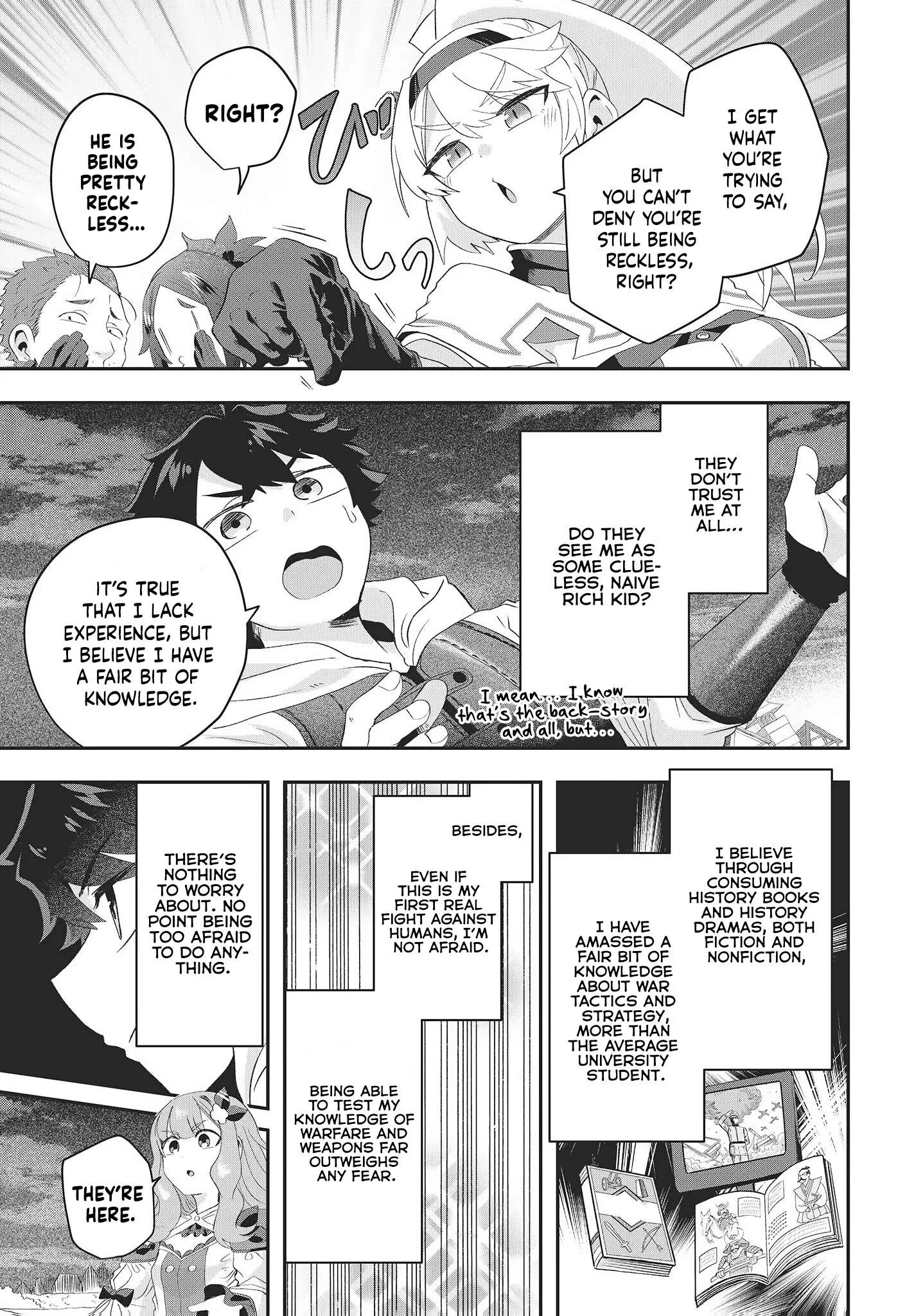 Muteki Shounin no Isekai Nariagari Monogatari ~Gendai no Seihin o Jizai ni Toriyoseru Sukiru ga Aru Node Isekai de wa Rakushoudesu~ Chapter 13 page 28