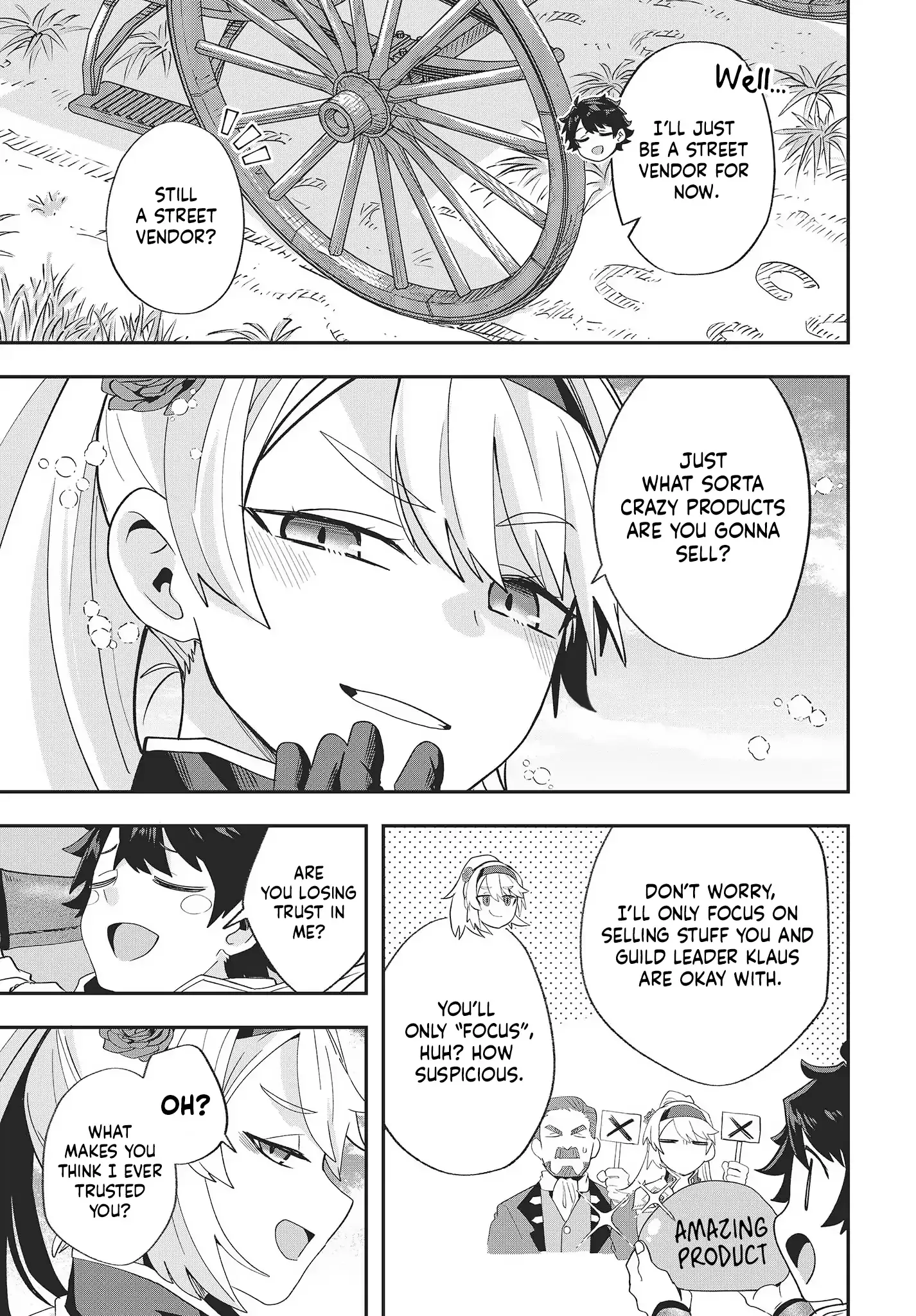 Muteki Shounin no Isekai Nariagari Monogatari ~Gendai no Seihin o Jizai ni Toriyoseru Sukiru ga Aru Node Isekai de wa Rakushoudesu~ Chapter 15 page 29