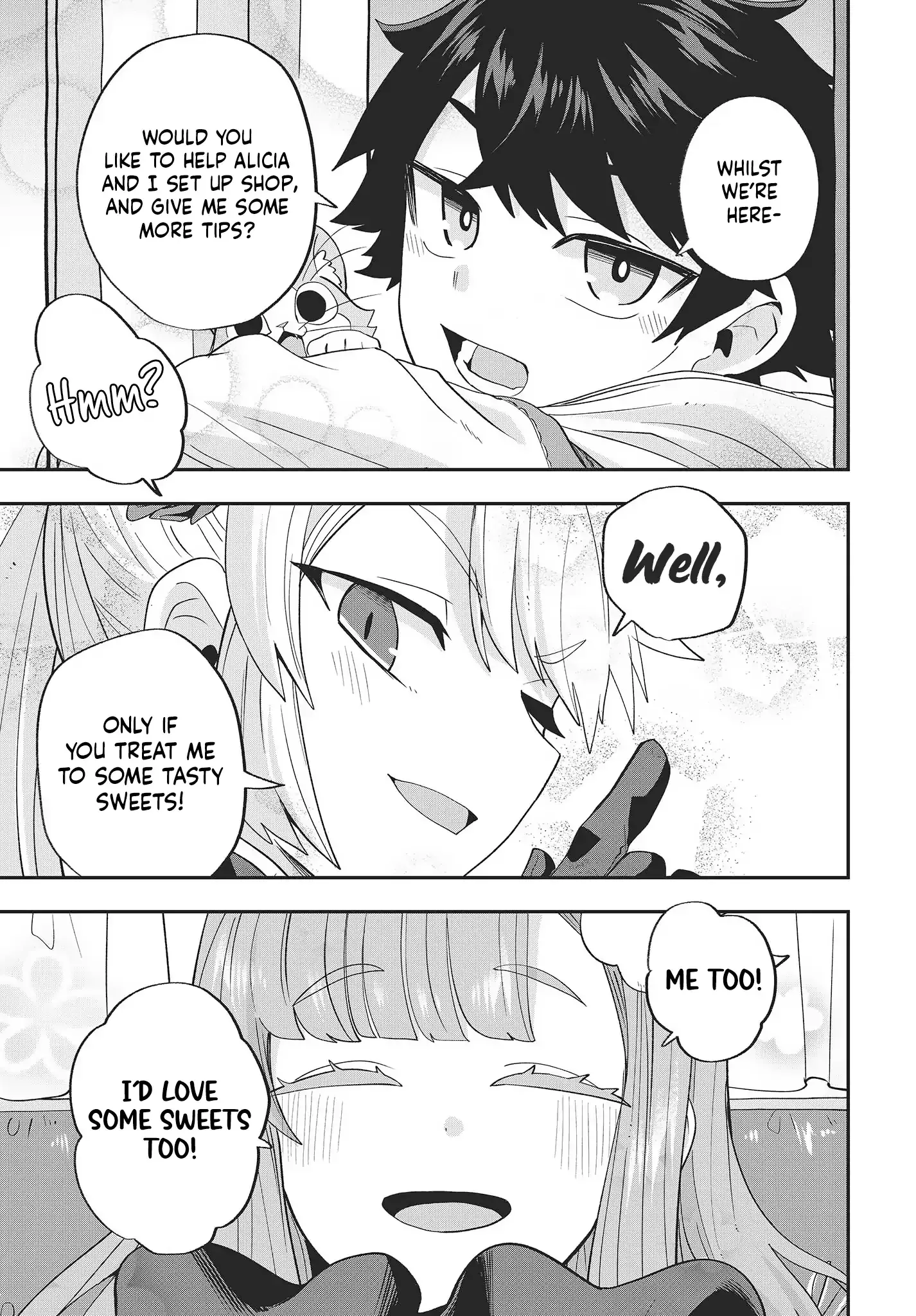 Muteki Shounin no Isekai Nariagari Monogatari ~Gendai no Seihin o Jizai ni Toriyoseru Sukiru ga Aru Node Isekai de wa Rakushoudesu~ Chapter 15 page 31