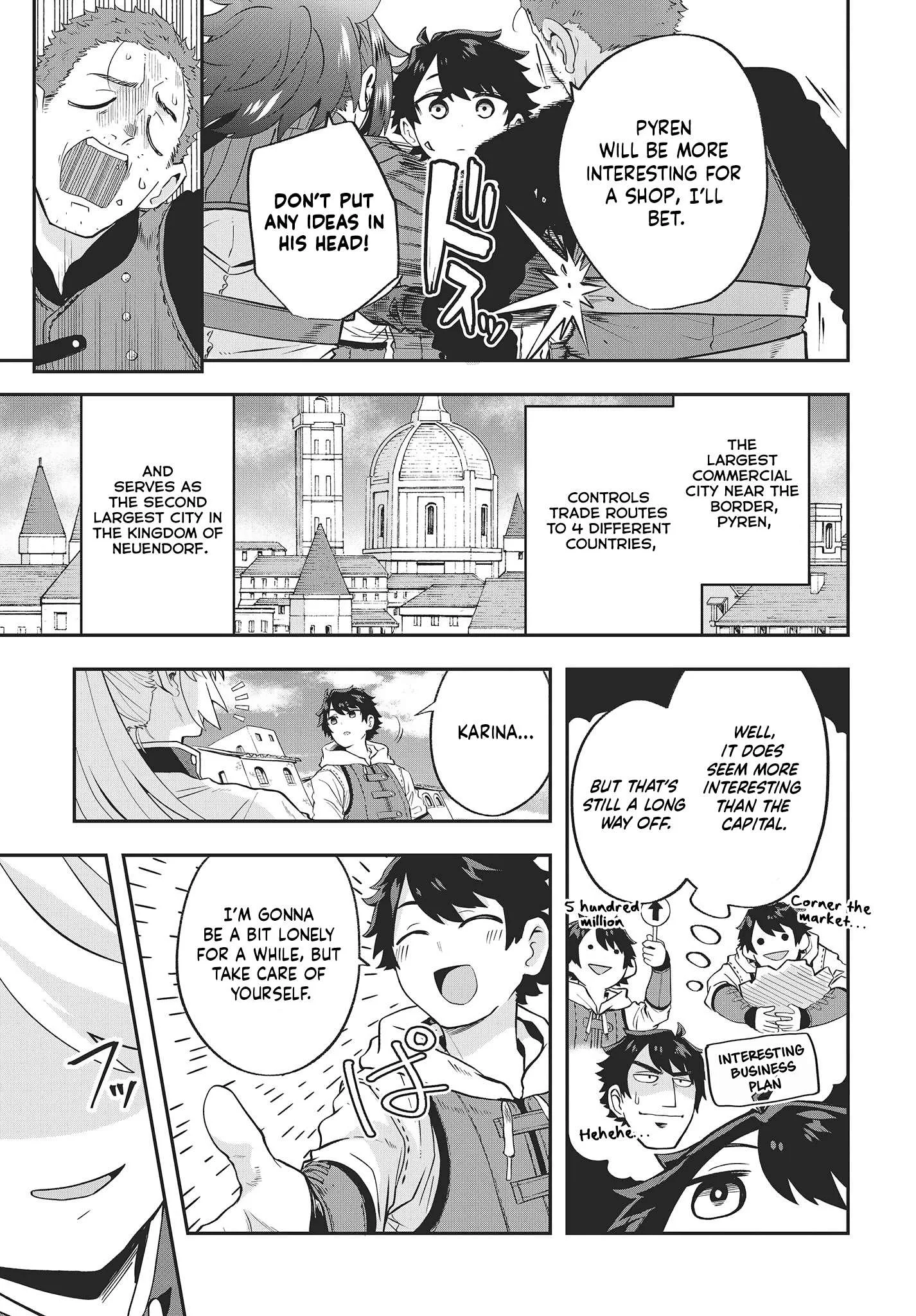 Muteki Shounin no Isekai Nariagari Monogatari ~Gendai no Seihin o Jizai ni Toriyoseru Sukiru ga Aru Node Isekai de wa Rakushoudesu~ Chapter 16 page 3