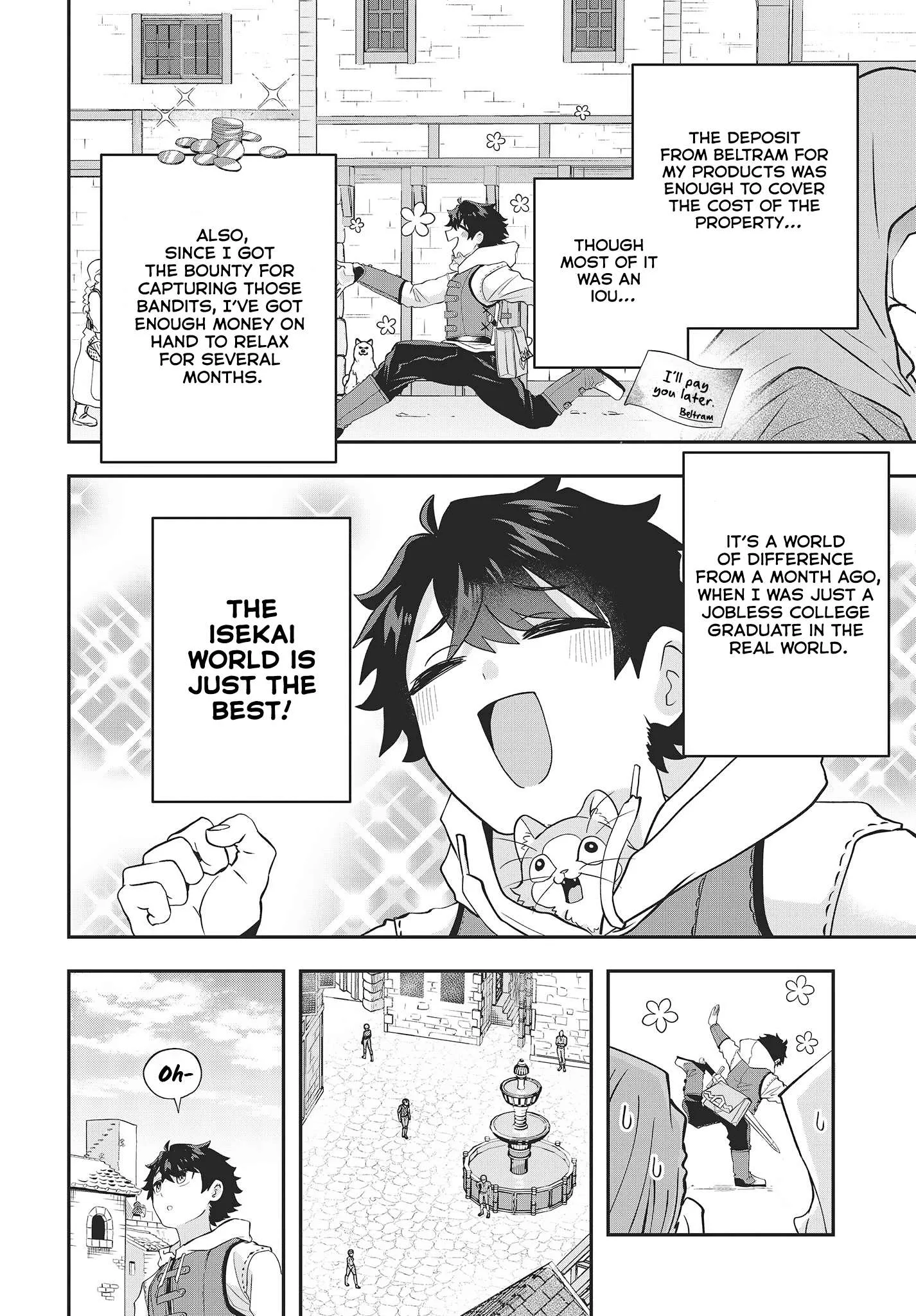 Muteki Shounin no Isekai Nariagari Monogatari ~Gendai no Seihin o Jizai ni Toriyoseru Sukiru ga Aru Node Isekai de wa Rakushoudesu~ Chapter 16 page 12