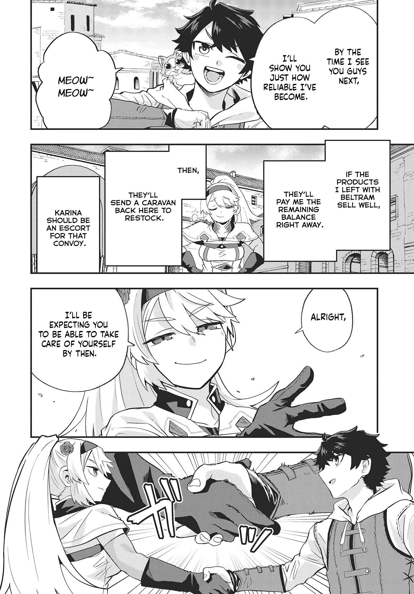 Muteki Shounin no Isekai Nariagari Monogatari ~Gendai no Seihin o Jizai ni Toriyoseru Sukiru ga Aru Node Isekai de wa Rakushoudesu~ Chapter 16 page 6