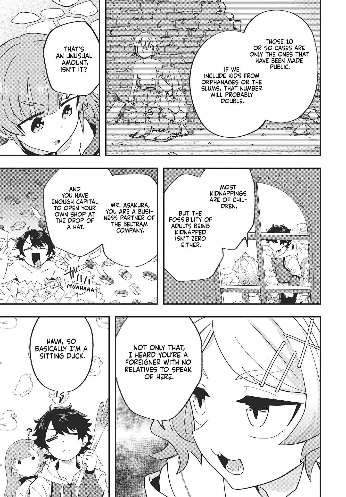 Muteki Shounin no Isekai Nariagari Monogatari ~Gendai no Seihin o Jizai ni Toriyoseru Sukiru ga Aru Node Isekai de wa Rakushoudesu~ Chapter 17 page 21