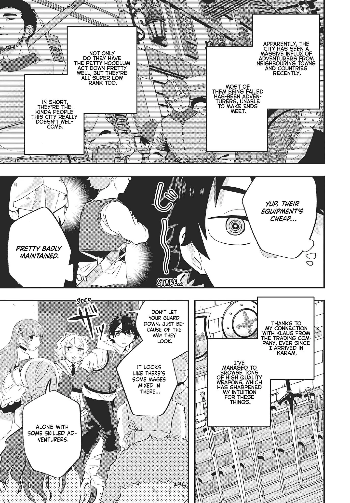 Muteki Shounin no Isekai Nariagari Monogatari ~Gendai no Seihin o Jizai ni Toriyoseru Sukiru ga Aru Node Isekai de wa Rakushoudesu~ Chapter 19 page 13