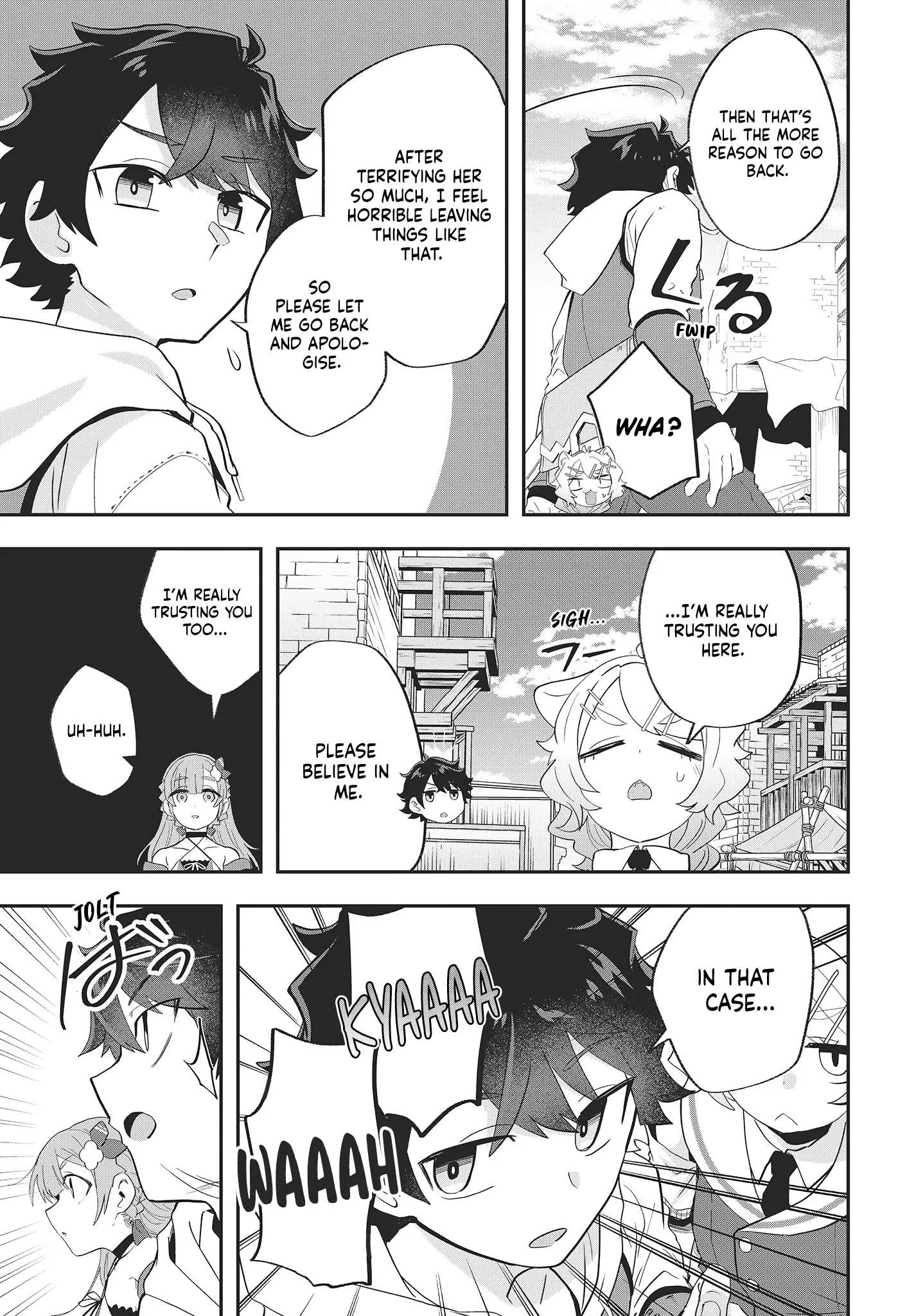 Muteki Shounin no Isekai Nariagari Monogatari ~Gendai no Seihin o Jizai ni Toriyoseru Sukiru ga Aru Node Isekai de wa Rakushoudesu~ Chapter 19 page 11