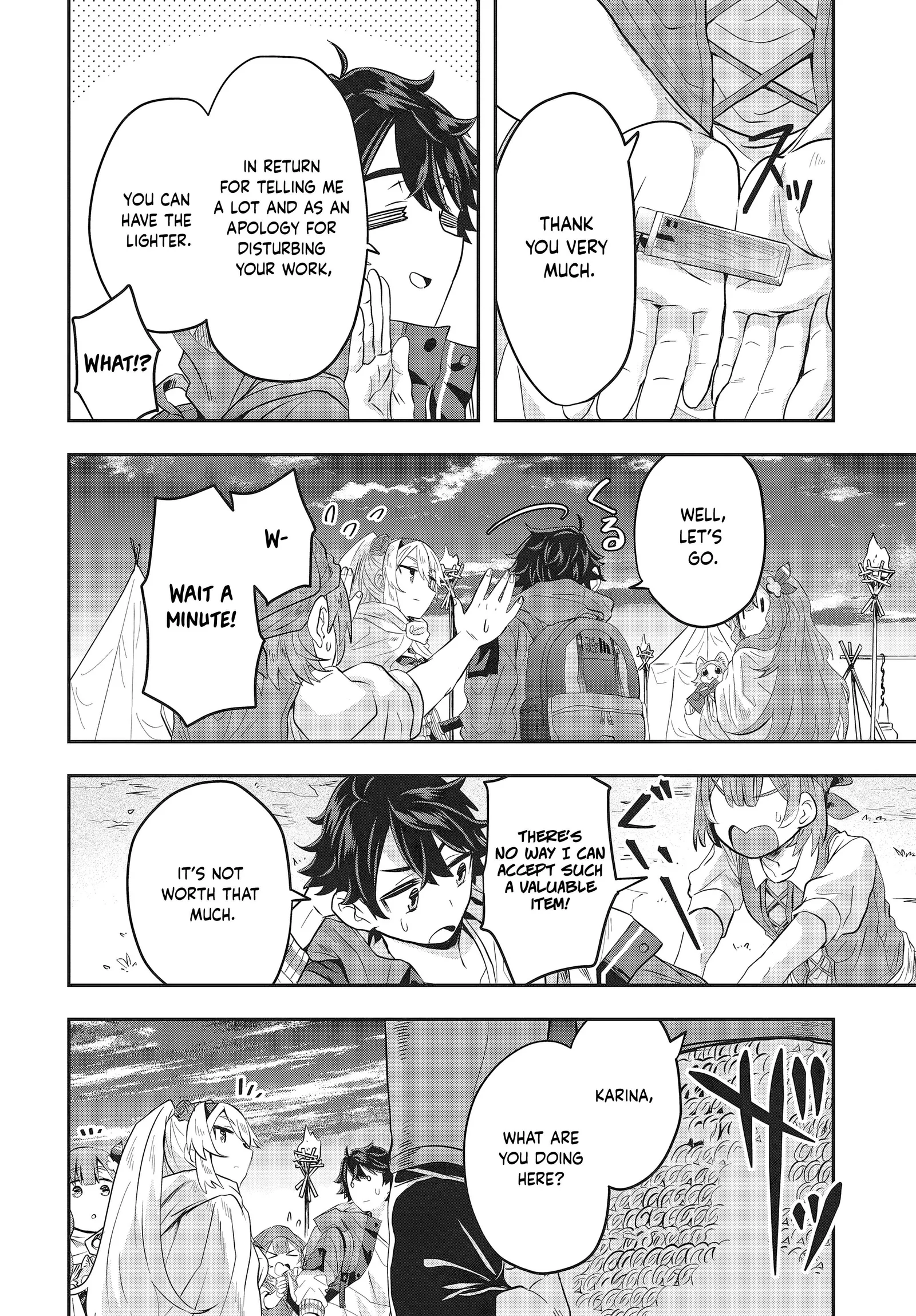 Muteki Shounin no Isekai Nariagari Monogatari ~Gendai no Seihin o Jizai ni Toriyoseru Sukiru ga Aru Node Isekai de wa Rakushoudesu~ Chapter 2 page 12