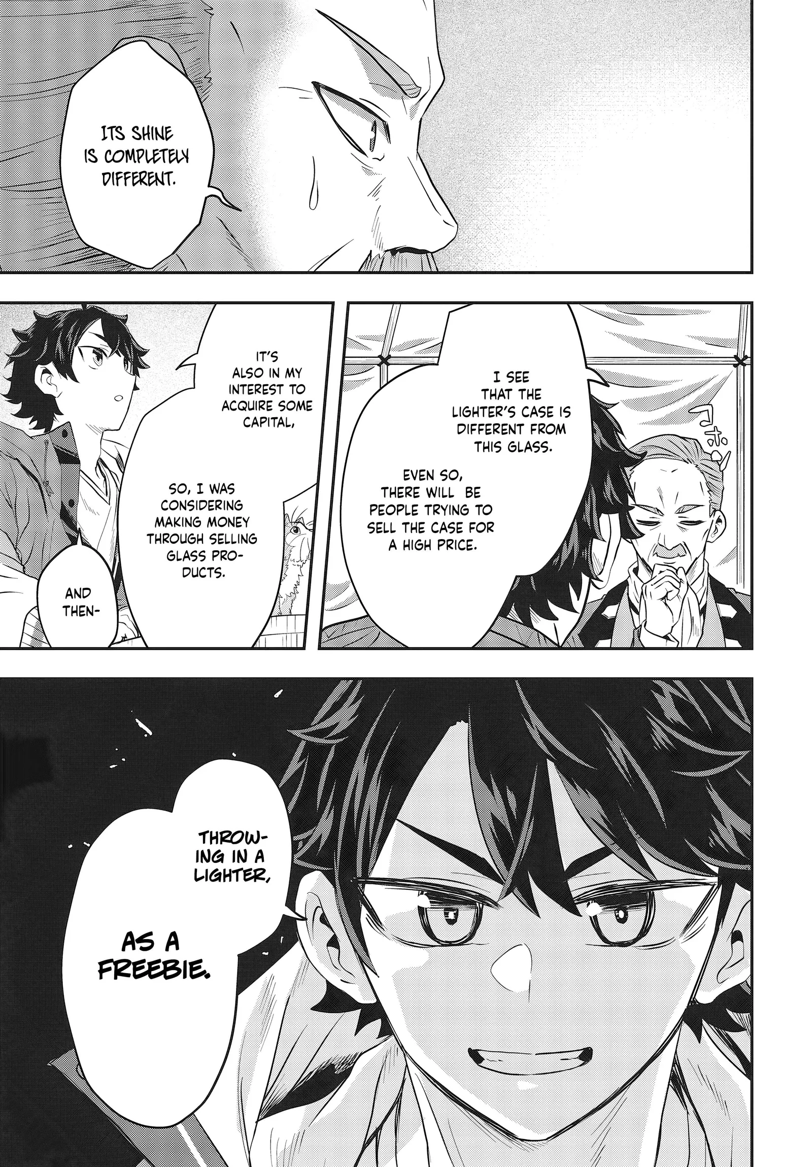 Muteki Shounin no Isekai Nariagari Monogatari ~Gendai no Seihin o Jizai ni Toriyoseru Sukiru ga Aru Node Isekai de wa Rakushoudesu~ Chapter 2 page 27