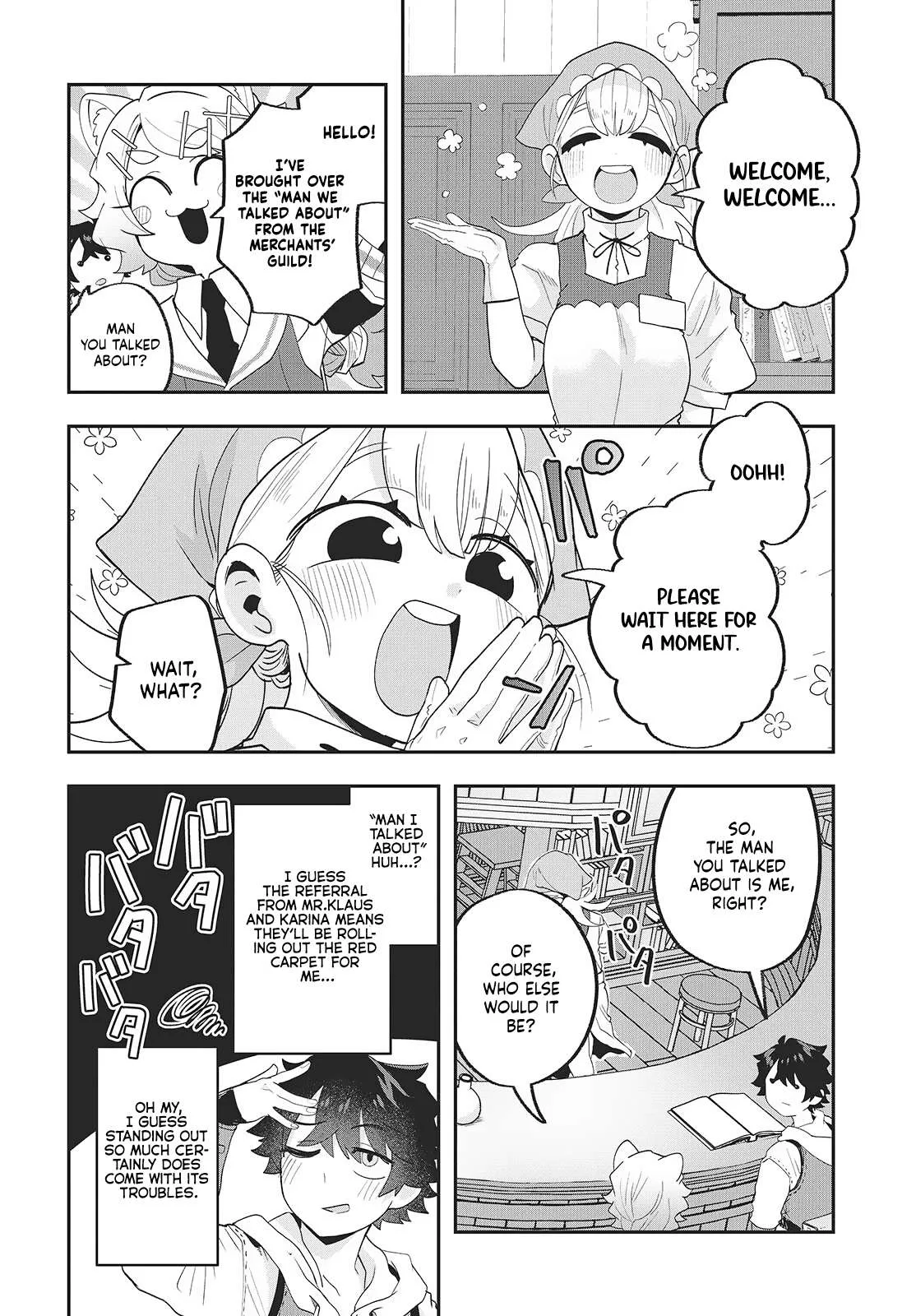 Muteki Shounin no Isekai Nariagari Monogatari ~Gendai no Seihin o Jizai ni Toriyoseru Sukiru ga Aru Node Isekai de wa Rakushoudesu~ Chapter 28 page 10