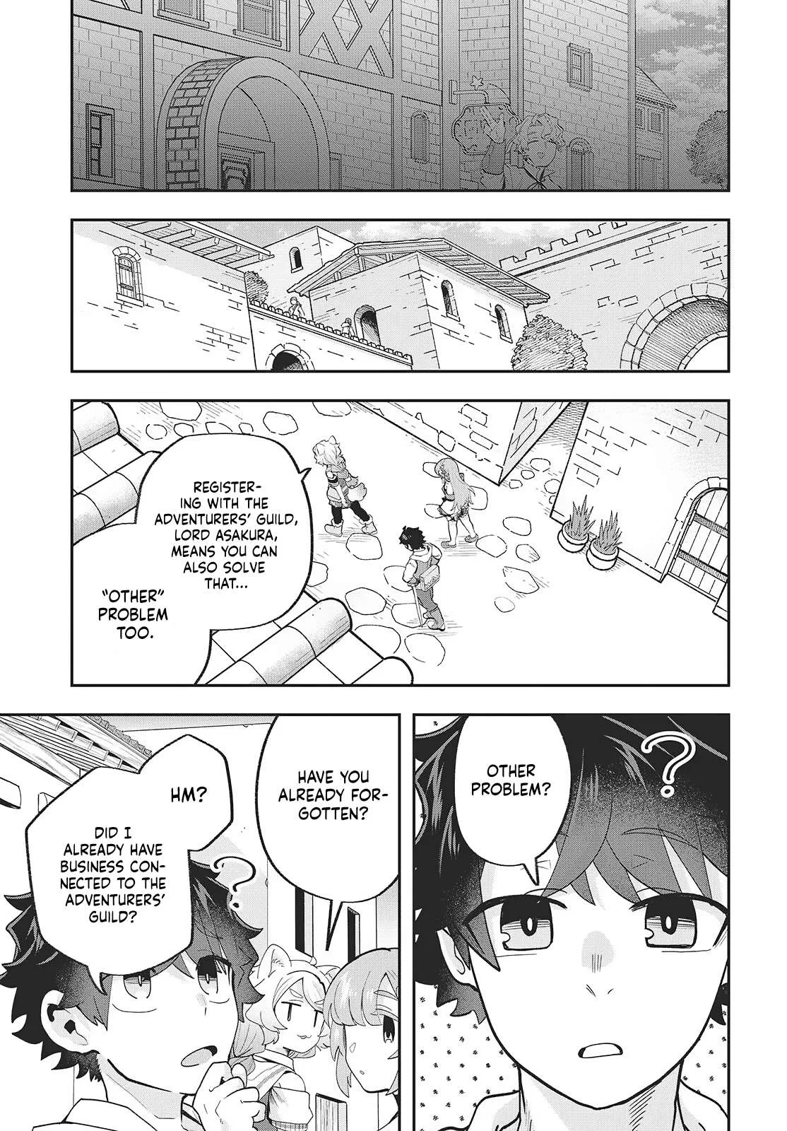 Muteki Shounin no Isekai Nariagari Monogatari ~Gendai no Seihin o Jizai ni Toriyoseru Sukiru ga Aru Node Isekai de wa Rakushoudesu~ Chapter 28 page 3