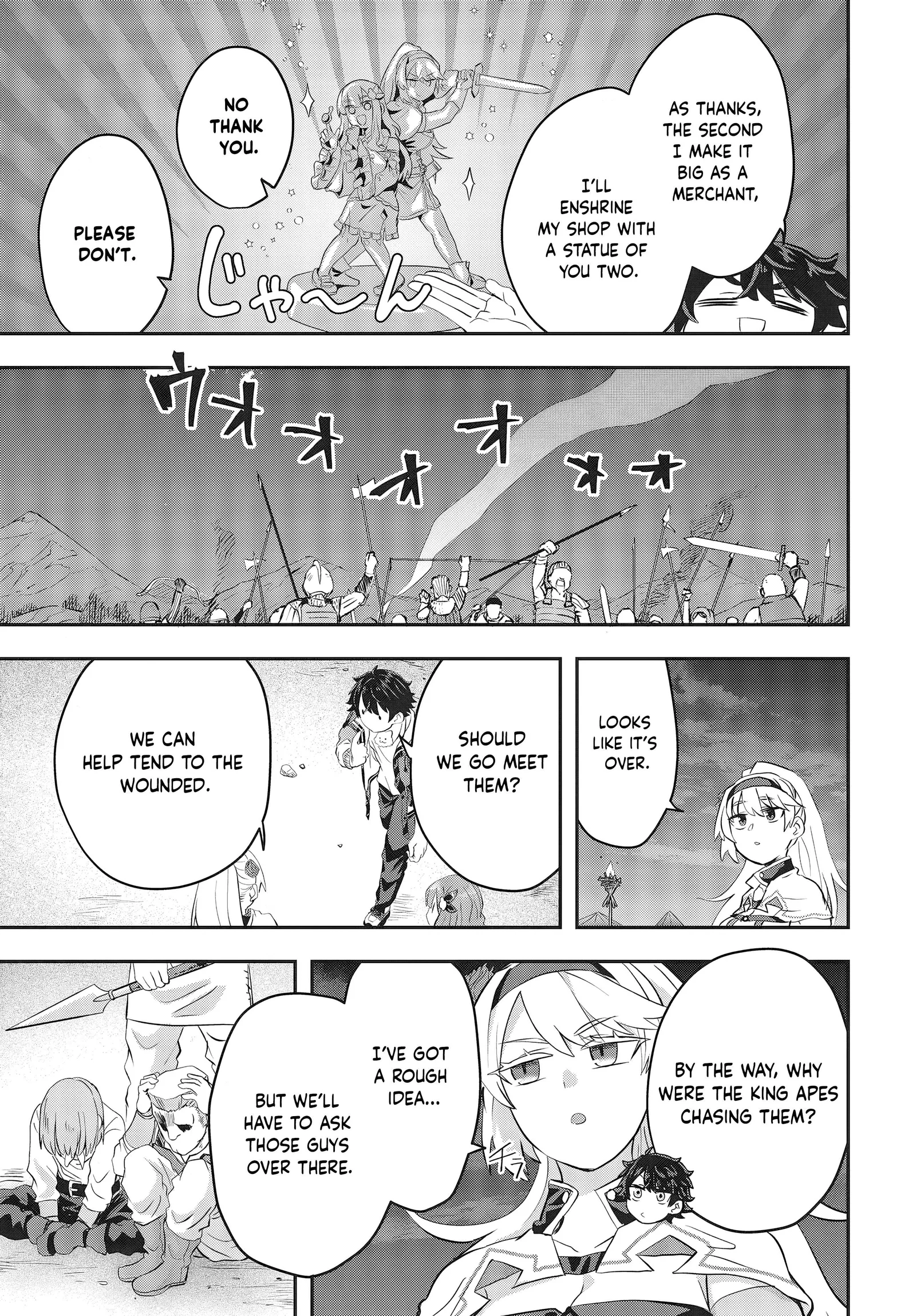 Muteki Shounin no Isekai Nariagari Monogatari ~Gendai no Seihin o Jizai ni Toriyoseru Sukiru ga Aru Node Isekai de wa Rakushoudesu~ Chapter 3 page 33