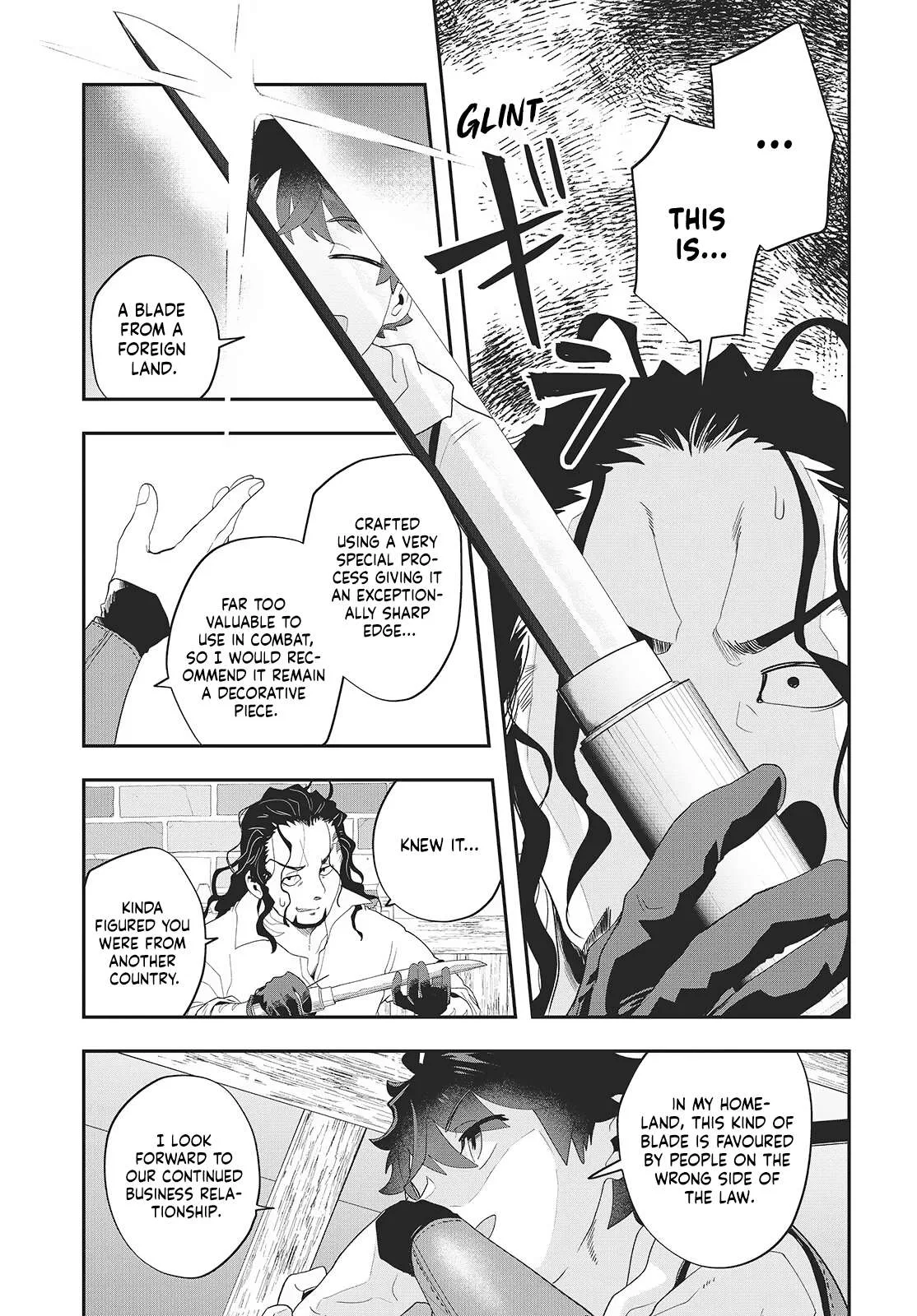 Muteki Shounin no Isekai Nariagari Monogatari ~Gendai no Seihin o Jizai ni Toriyoseru Sukiru ga Aru Node Isekai de wa Rakushoudesu~ Chapter 30 page 7
