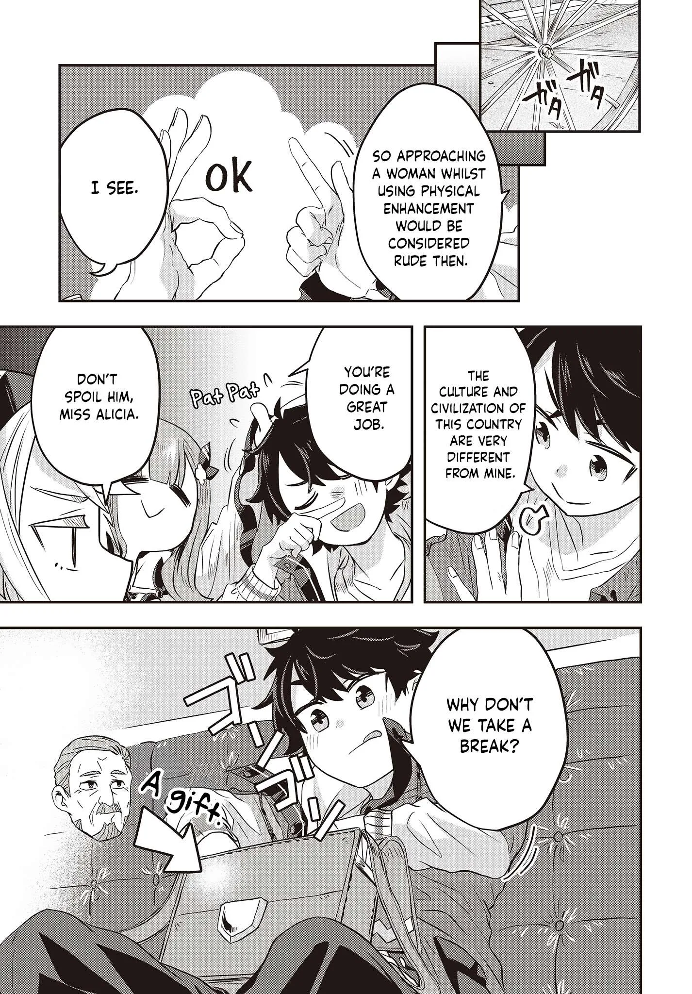 Muteki Shounin no Isekai Nariagari Monogatari ~Gendai no Seihin o Jizai ni Toriyoseru Sukiru ga Aru Node Isekai de wa Rakushoudesu~ Chapter 4 page 13
