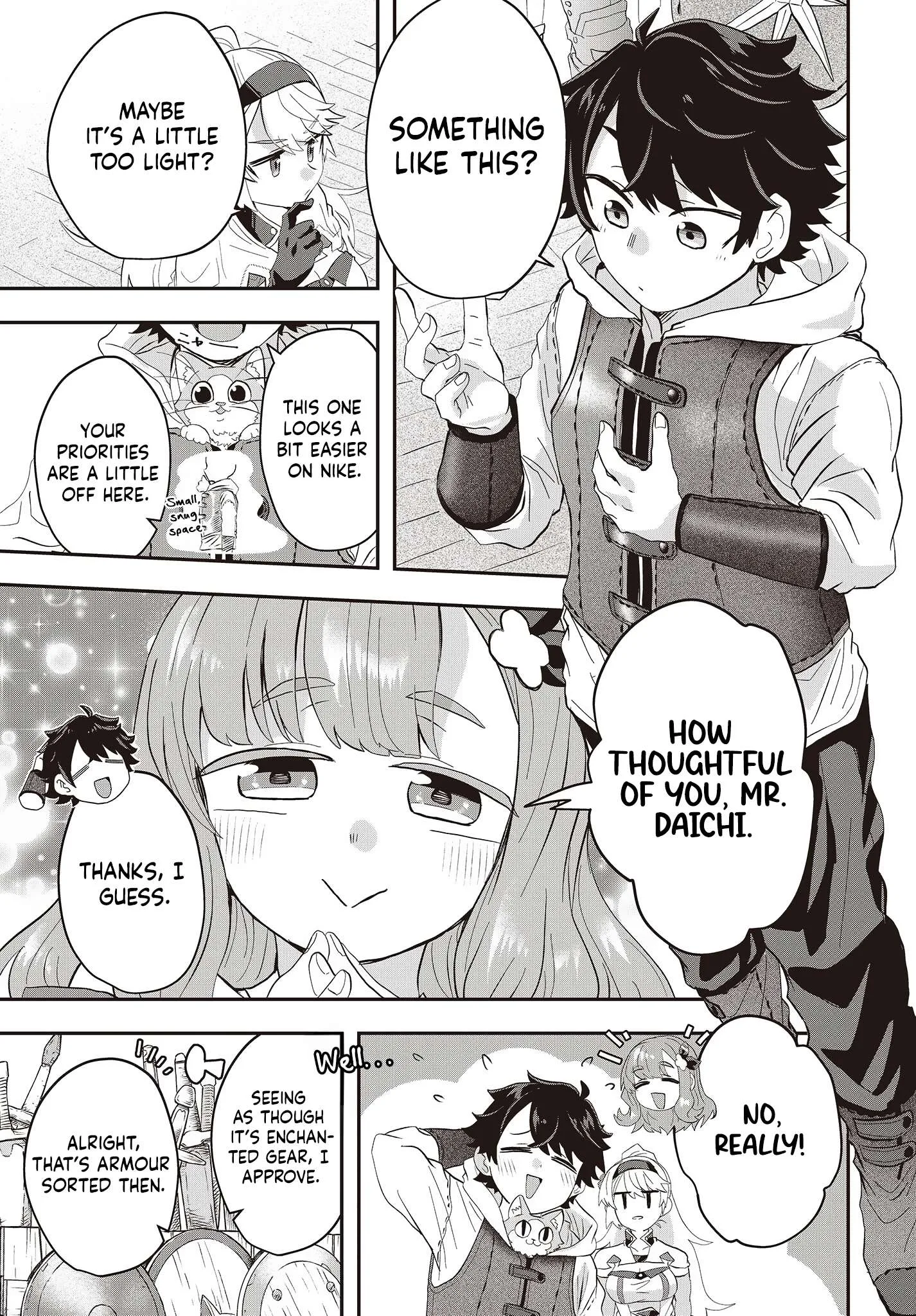 Muteki Shounin no Isekai Nariagari Monogatari ~Gendai no Seihin o Jizai ni Toriyoseru Sukiru ga Aru Node Isekai de wa Rakushoudesu~ Chapter 6 page 11