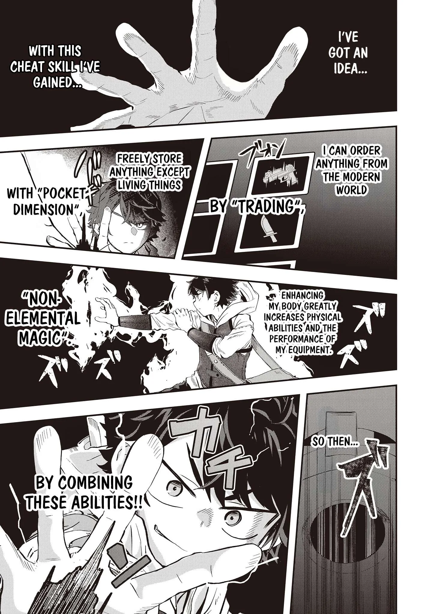 Muteki Shounin no Isekai Nariagari Monogatari ~Gendai no Seihin o Jizai ni Toriyoseru Sukiru ga Aru Node Isekai de wa Rakushoudesu~ Chapter 7 page 3