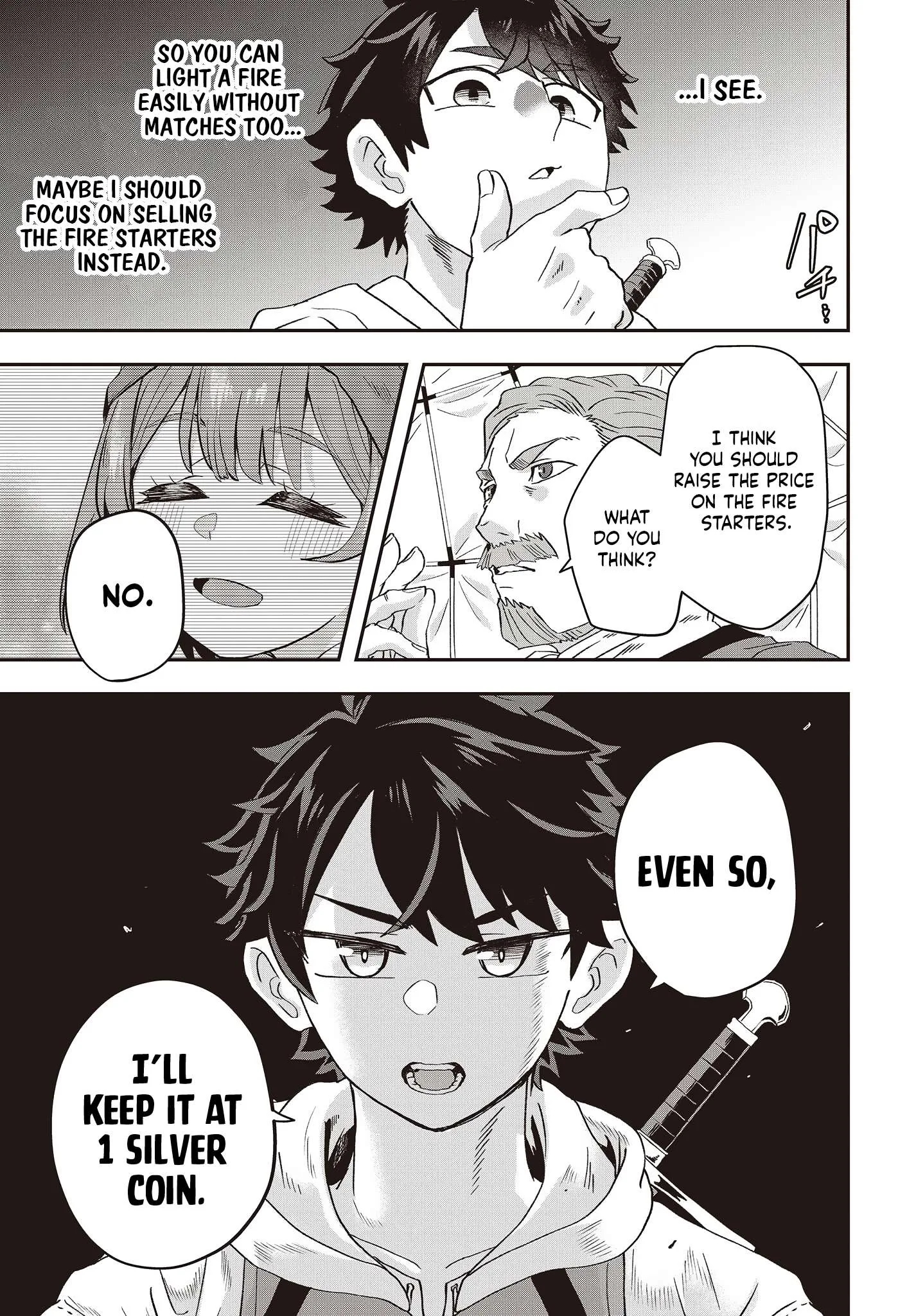 Muteki Shounin no Isekai Nariagari Monogatari ~Gendai no Seihin o Jizai ni Toriyoseru Sukiru ga Aru Node Isekai de wa Rakushoudesu~ Chapter 8 page 27