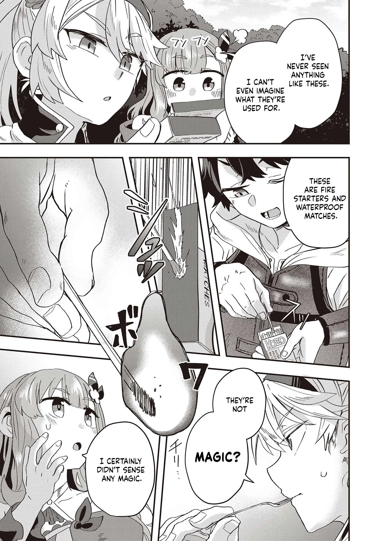 Muteki Shounin no Isekai Nariagari Monogatari ~Gendai no Seihin o Jizai ni Toriyoseru Sukiru ga Aru Node Isekai de wa Rakushoudesu~ Chapter 8 page 3