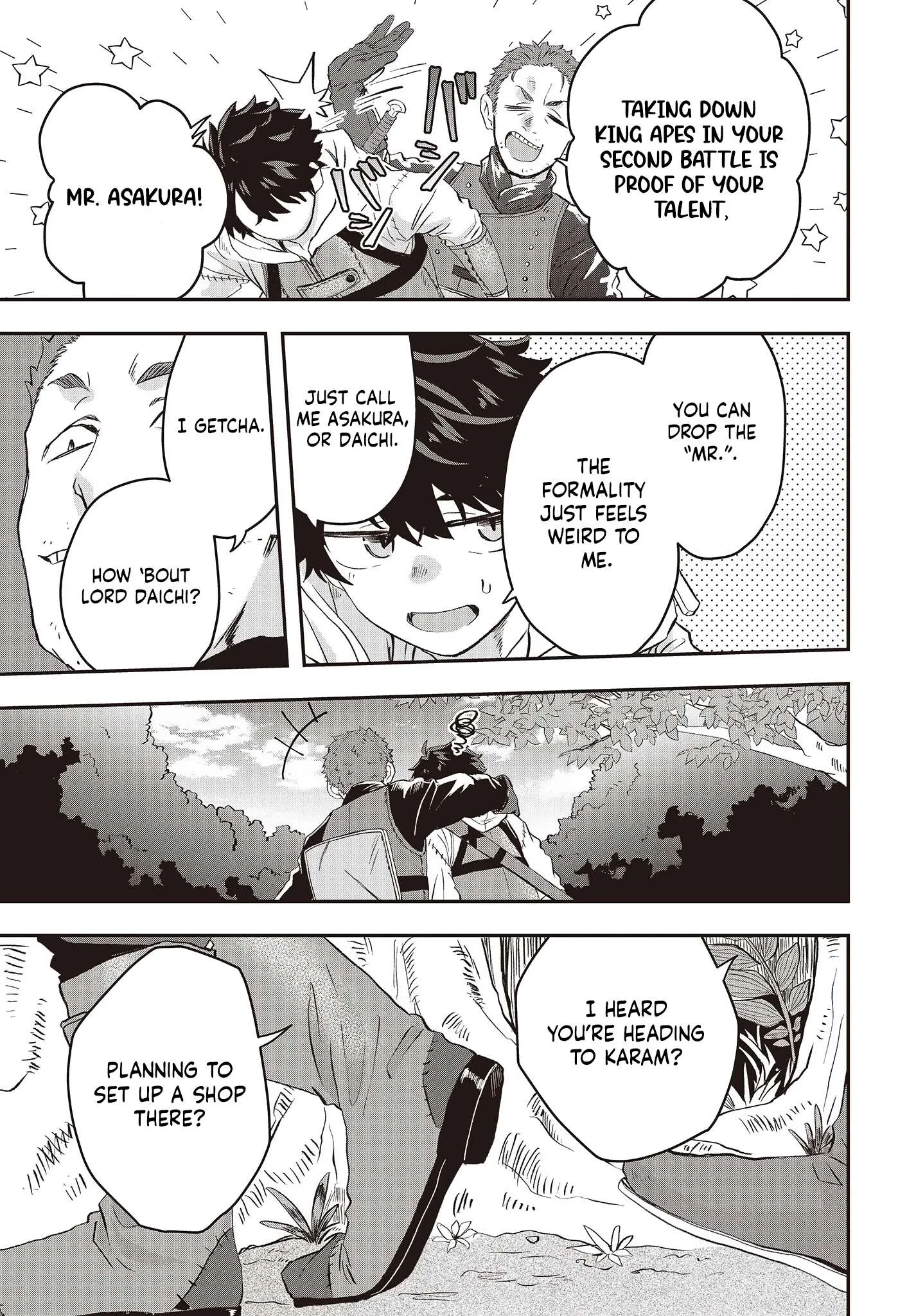 Muteki Shounin no Isekai Nariagari Monogatari ~Gendai no Seihin o Jizai ni Toriyoseru Sukiru ga Aru Node Isekai de wa Rakushoudesu~ Chapter 9 page 11