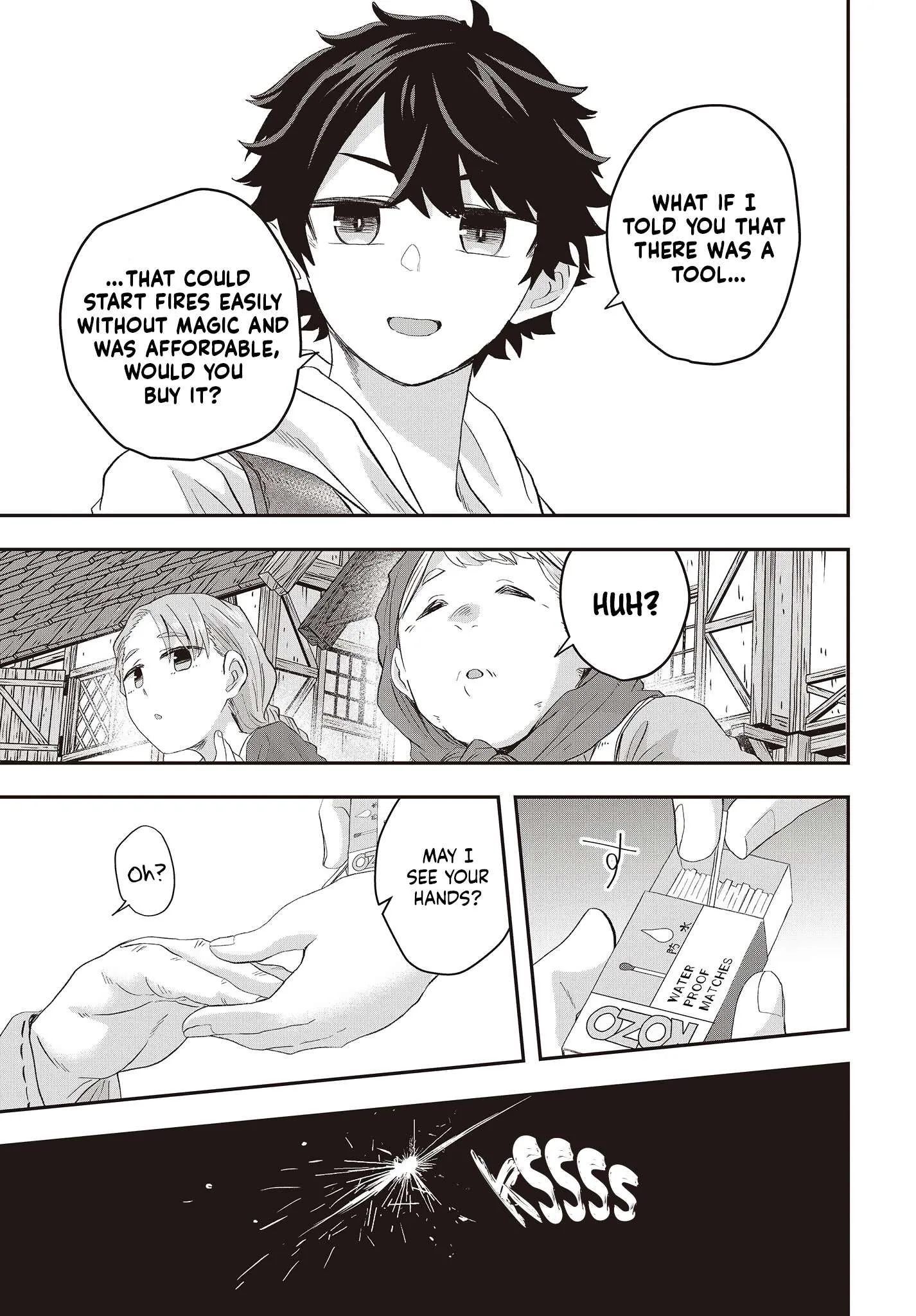 Muteki Shounin no Isekai Nariagari Monogatari ~Gendai no Seihin o Jizai ni Toriyoseru Sukiru ga Aru Node Isekai de wa Rakushoudesu~ Chapter 9 page 33