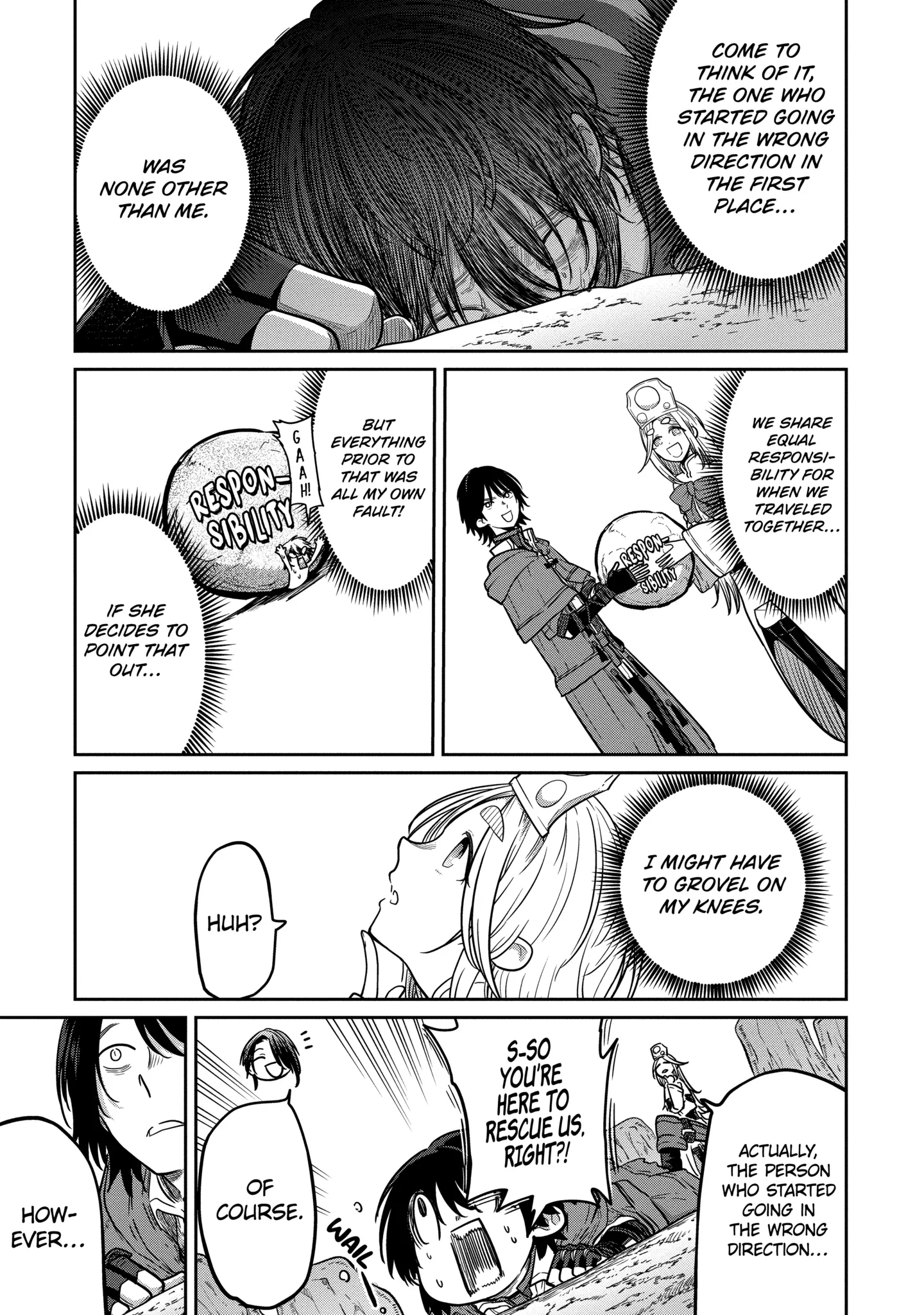 My Blade Will Lead the Way! Abandoned in a Labyrinth as a Directionally Challenged S-Rank Swordsman Chapter 13.2 page 1