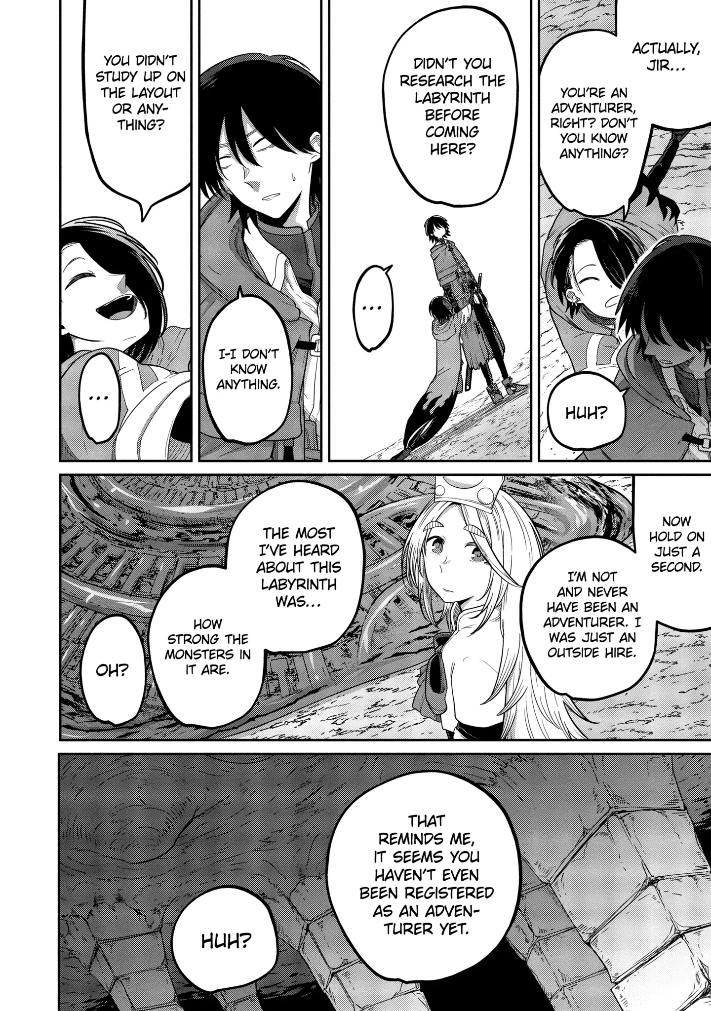 My Blade Will Lead the Way! Abandoned in a Labyrinth as a Directionally Challenged S-Rank Swordsman Chapter 14.1 page 12
