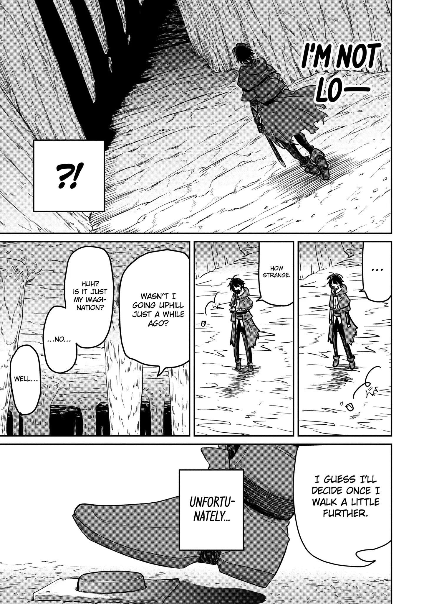 My Blade Will Lead the Way! Abandoned in a Labyrinth as a Directionally Challenged S-Rank Swordsman Chapter 4.1 page 13