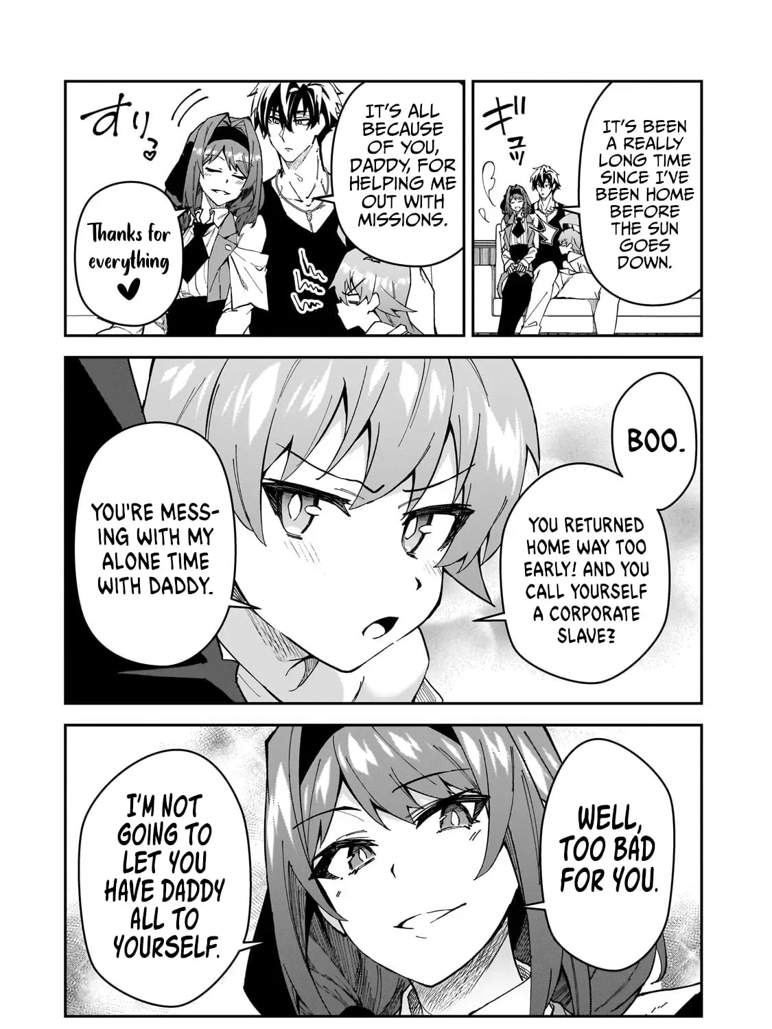 My Daughters, S-Rank Adventurers, Have a Severe Obsession With Their Father Chapter 31 page 5