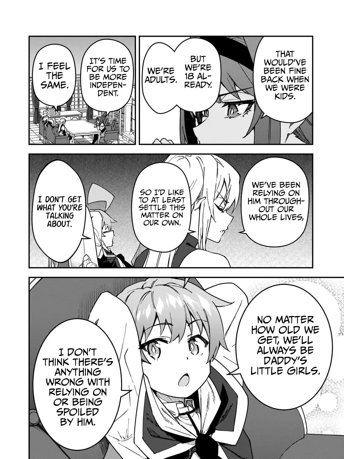 My Daughters, S-Rank Adventurers, Have a Severe Obsession With Their Father Chapter 36 page 37