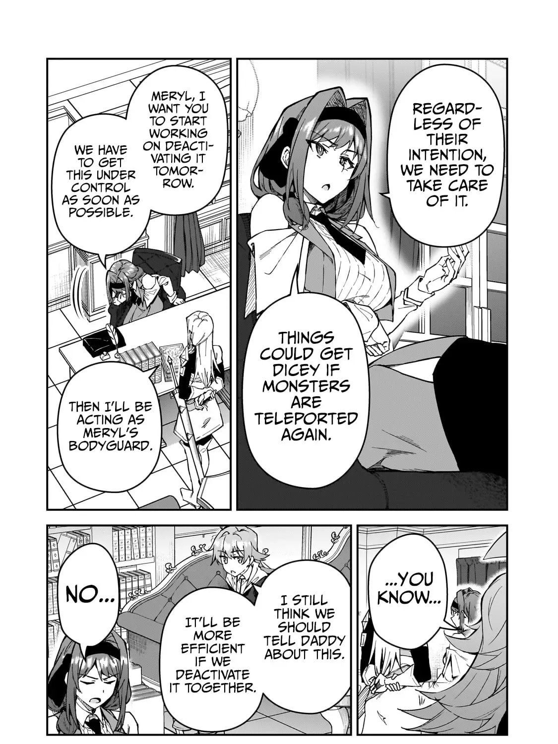 My Daughters, S-Rank Adventurers, Have a Severe Obsession With Their Father Chapter 37 page 33