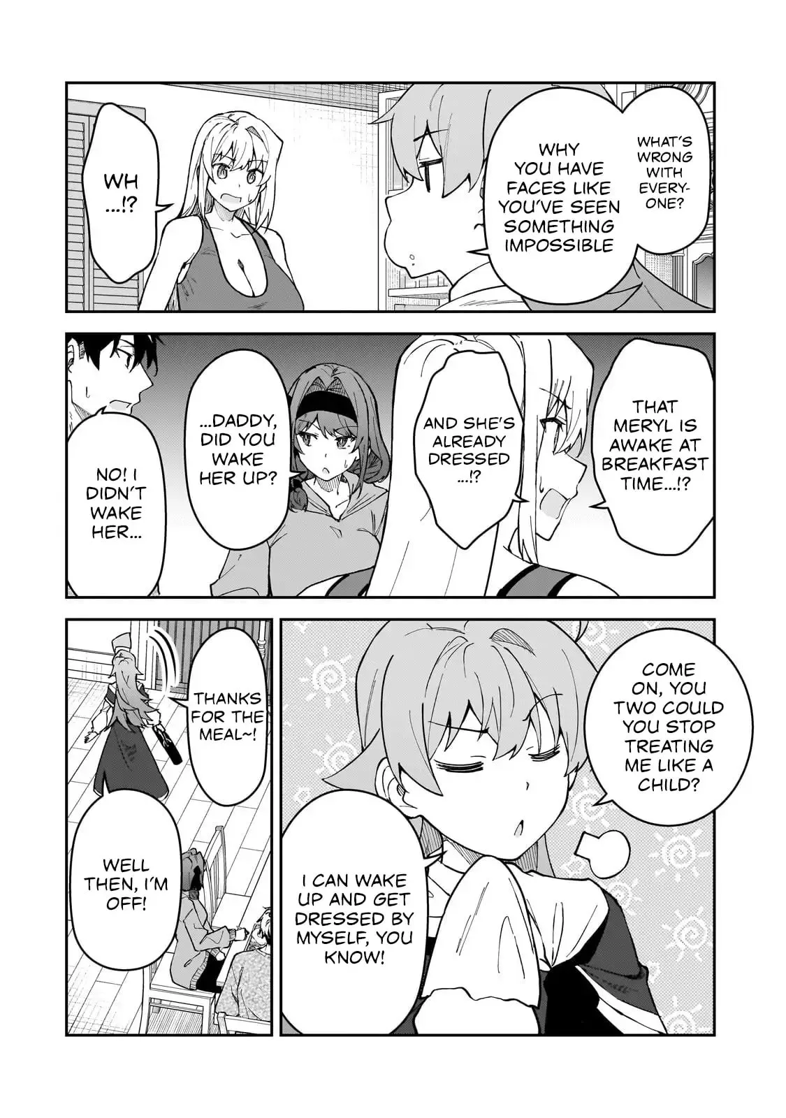 My Daughters, S-Rank Adventurers, Have a Severe Obsession With Their Father Chapter 56.2 page 7