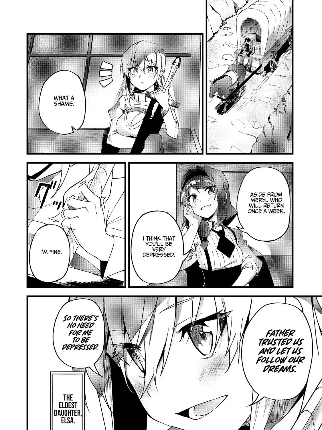 My Daughters, S-Rank Adventurers, Have a Severe Obsession With Their Father Chapter 6 page 56
