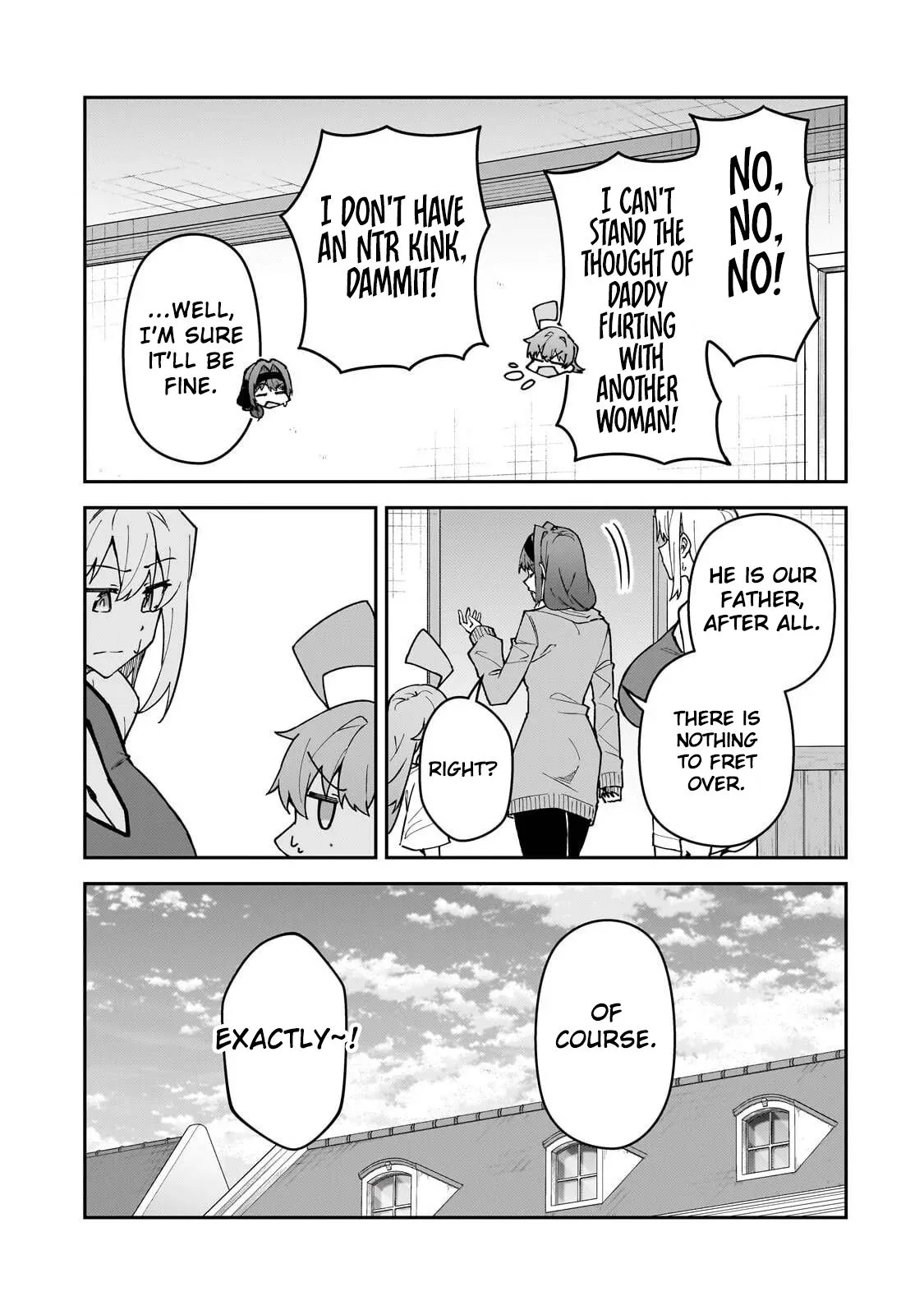 My Daughters, S-Rank Adventurers, Have a Severe Obsession With Their Father Chapter 62 page 12