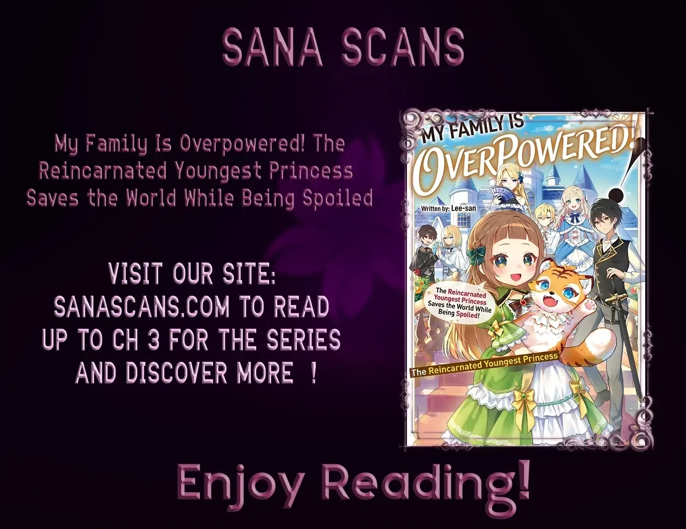 My Family Is Overpowered! The Reincarnated Youngest Princess Saves the World While Being Spoiled Chapter 1 page 1