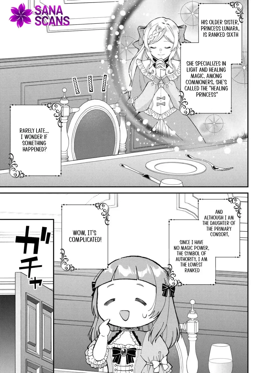 My Family Is Overpowered! The Reincarnated Youngest Princess Saves the World While Being Spoiled Chapter 1 page 54