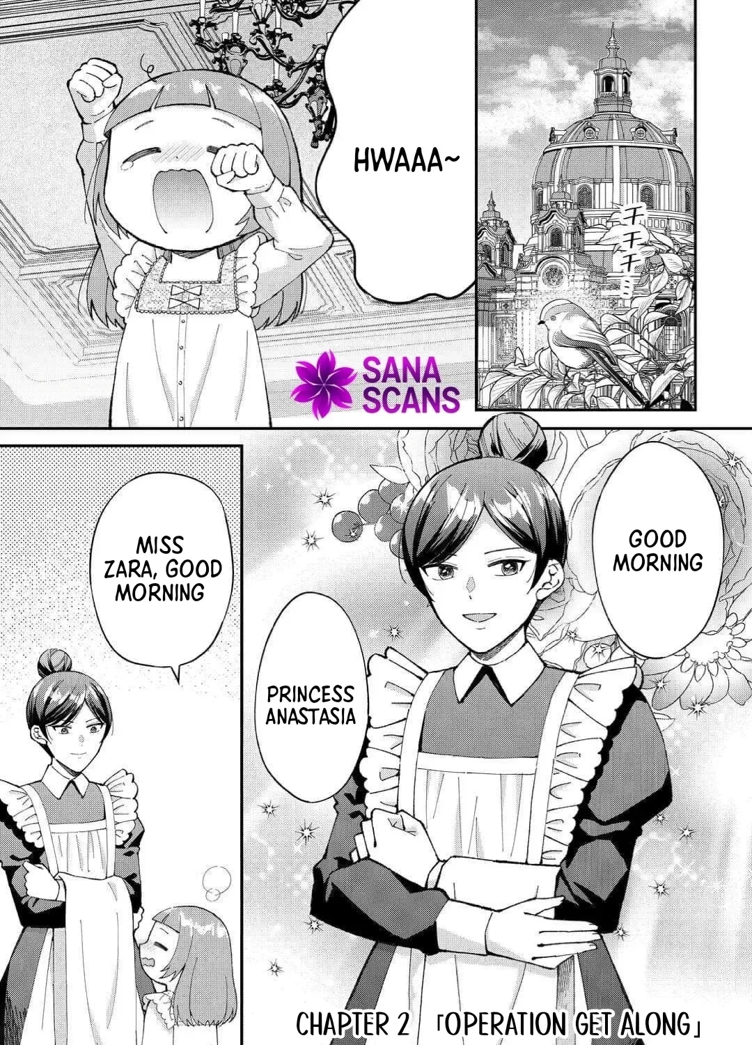 My Family Is Overpowered! The Reincarnated Youngest Princess Saves the World While Being Spoiled Chapter 2 page 1