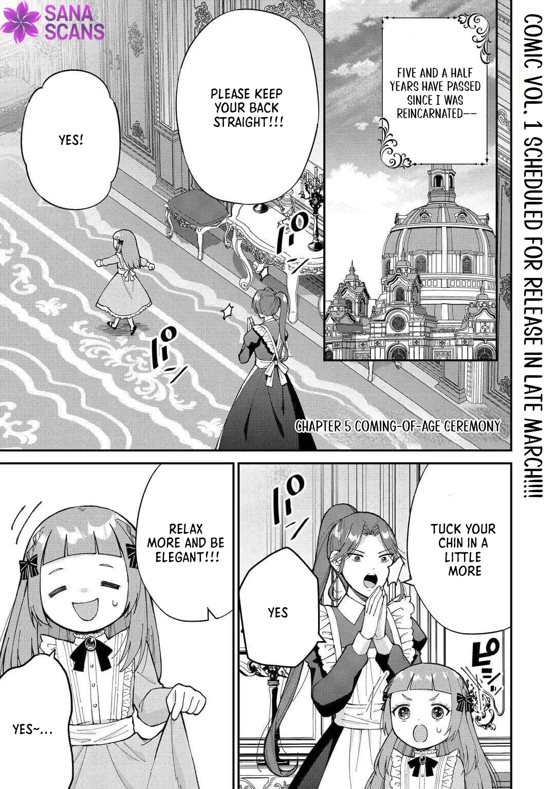 My Family Is Overpowered! The Reincarnated Youngest Princess Saves the World While Being Spoiled Chapter 5 page 1