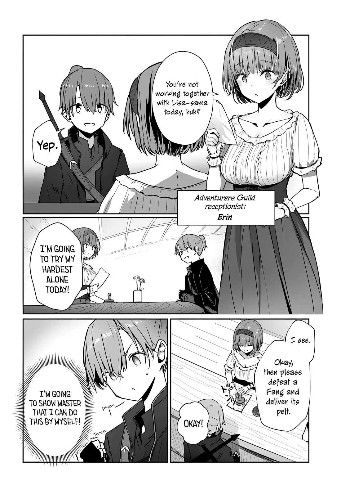 My Female Sword Master, Whom I Live With, Is So Cute That I'm Happy Every Day Chapter 4 page 3
