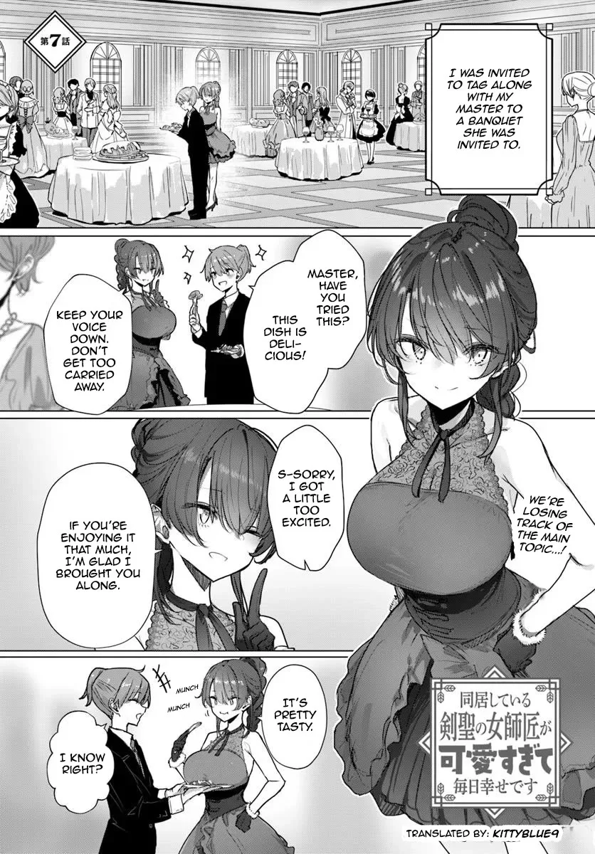 My Female Sword Master, Whom I Live With, Is So Cute That I'm Happy Every Day Chapter 7 page 1