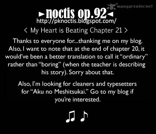 My Heart is Beating Chapter 21 page 1