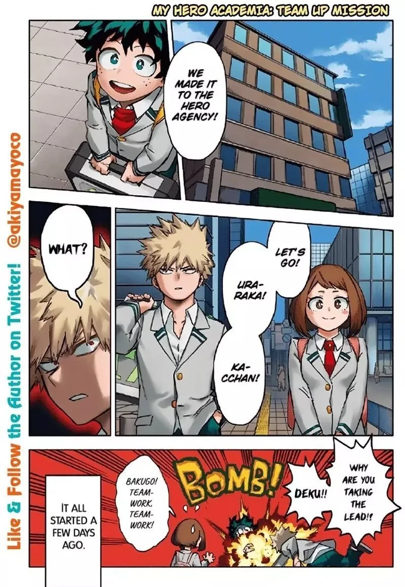 My Hero Academia: Team Up Mission Chapter 1 page 1