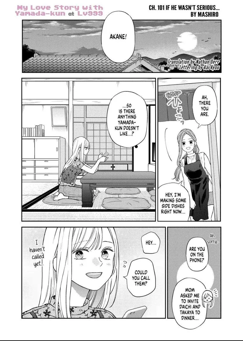 My Lvl999 Love for Yamada Kun Chapter 101 page 1