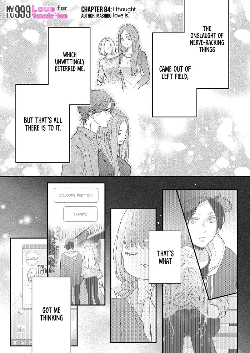 My Lvl999 Love for Yamada Kun Chapter 84 page 1