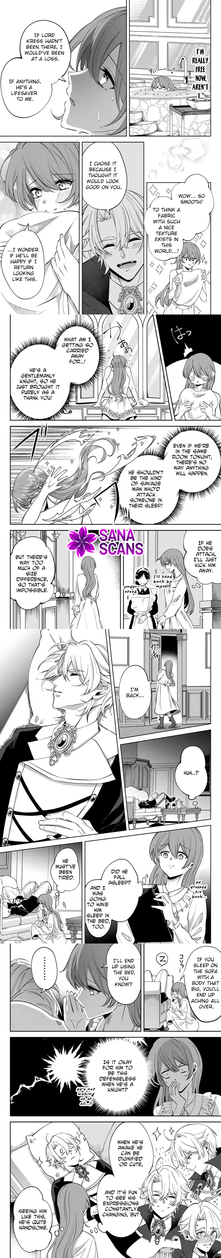 My master is a big, dog-like knight. Chapter 6 page 3