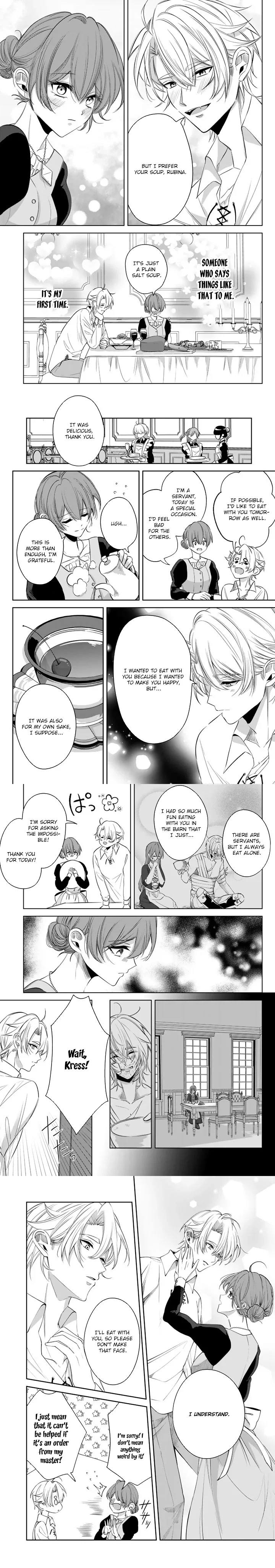 My master is a big, dog-like knight. Chapter 9 page 4