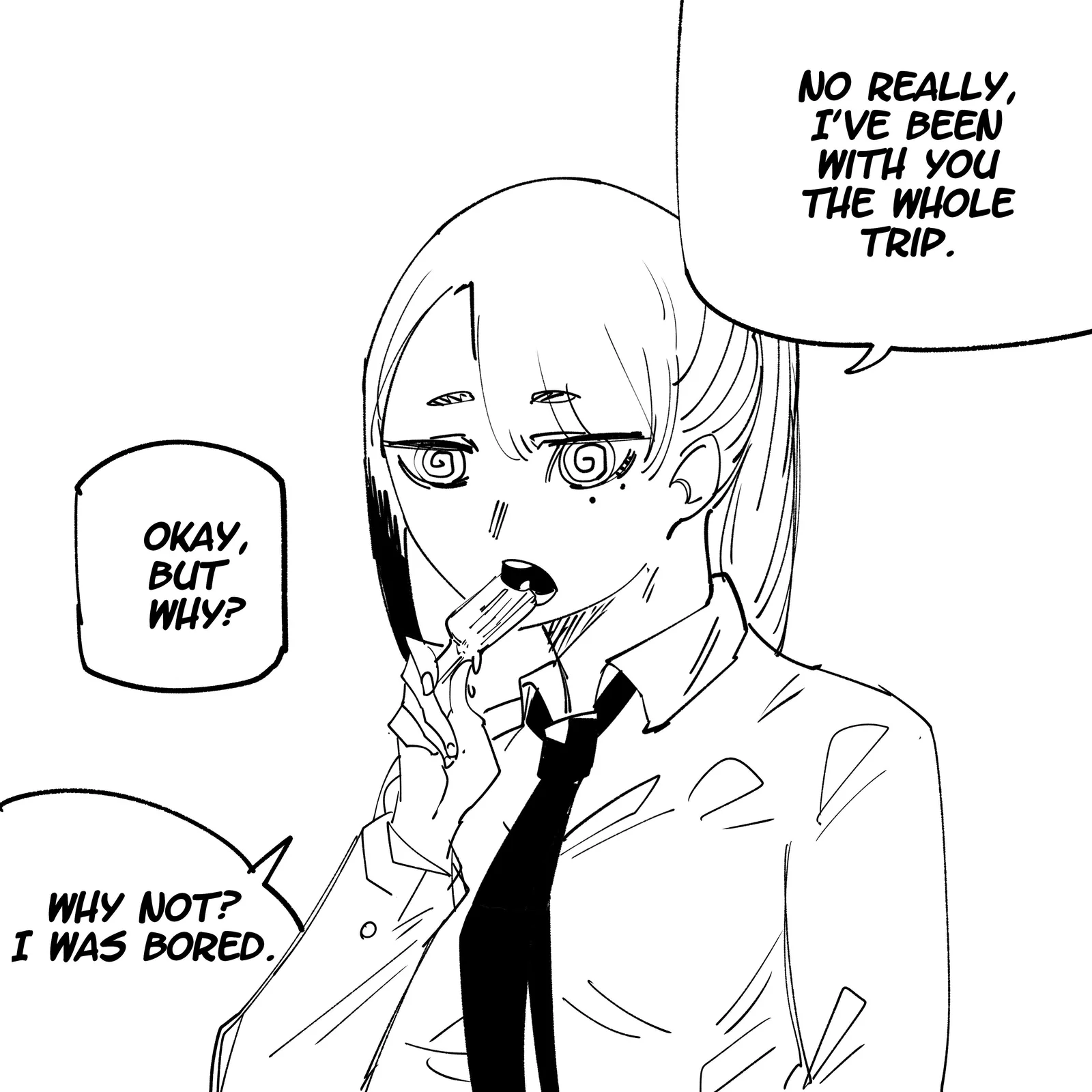 My new girlfriend is not human? Chapter 100.5 page 3