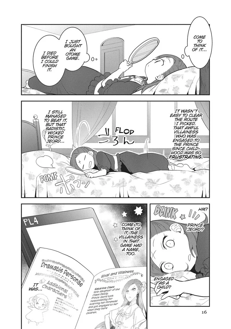 My Next Life as a Villainess: All Routes Lead to Doom! Chapter 1 page 16