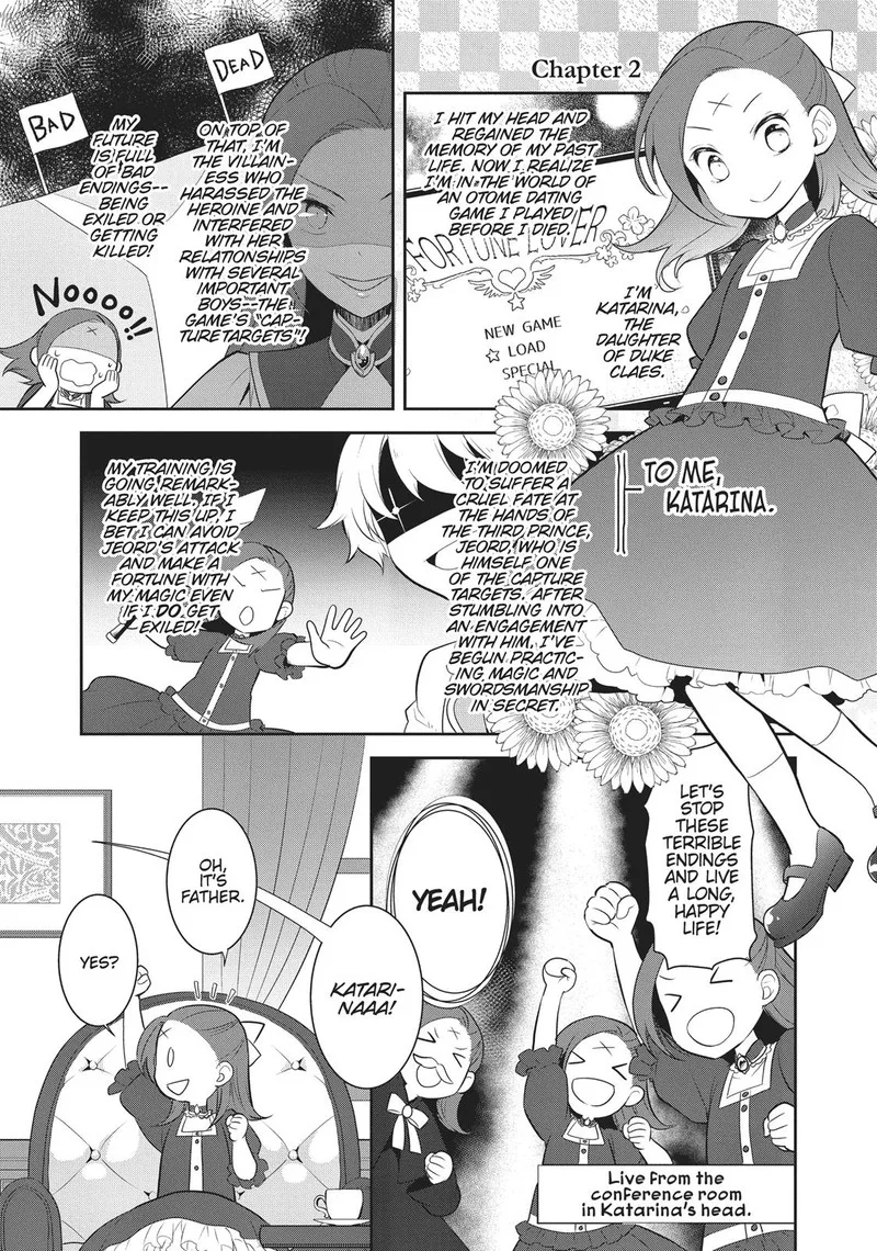 My Next Life as a Villainess: All Routes Lead to Doom! Chapter 2 page 1